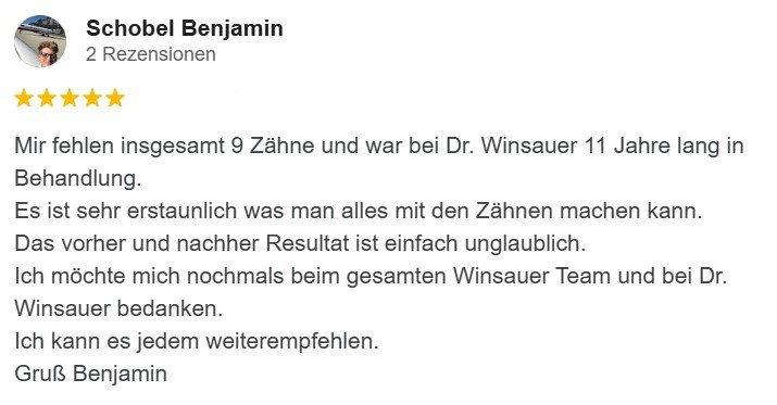 Google Rezension 1