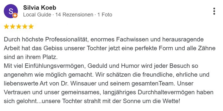 Google Rezension 5